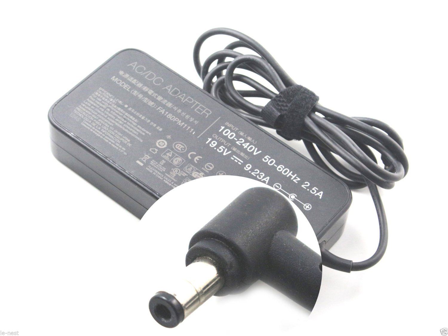 Asus 19.5V 9.23A 180W AC Power Adapter ADP-180EB D ADP-180HB D ADP-180MB F FA180PM111 Tip 5.5mm x 2.5mm