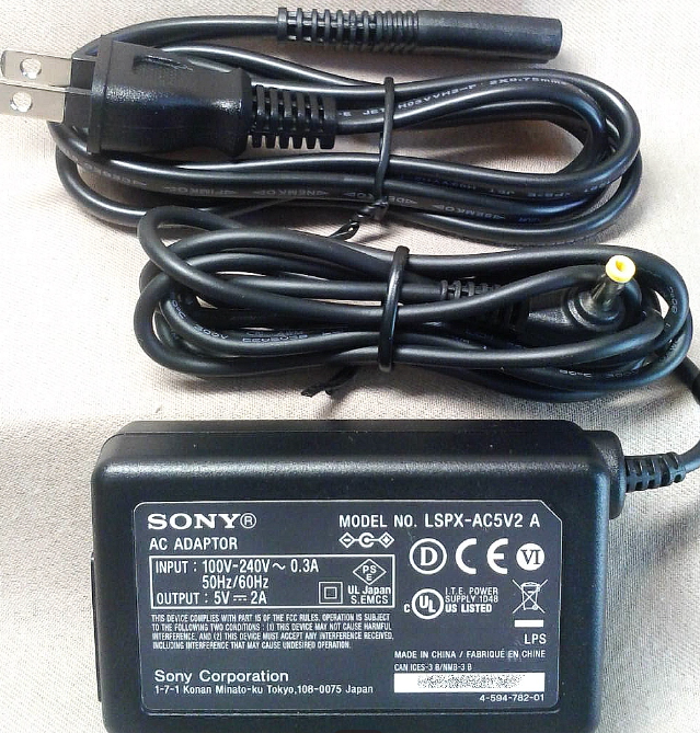 *Brand NEW* SONY LSPX-AC5V2 DC5V 2A AC/DC ADAPTER Power Supply - Click Image to Close