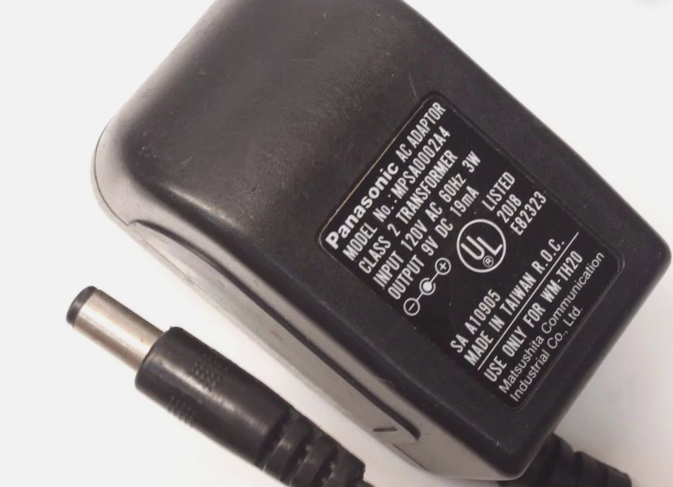 *Brand NEW*Genuine Panasonic MPSA0002A4 Output 9V 19mA AC DC Adapter Power Supply Charger