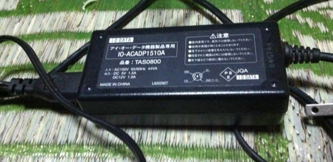 *Brand NEW* I・O DATA IO-ACADP1510A TAS0800 DC12V 1.0A DC5V 1.5A AC/DC ADAPTER Power Supply