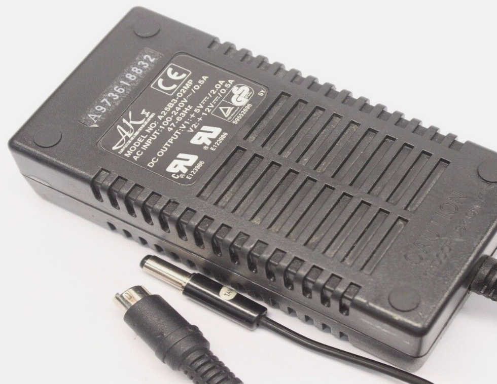 *Brand NEW*AK A25B3-02MP Output 5V DC 2A 2000mA AC Adapter Charger Cord 6-Pin Power Supply