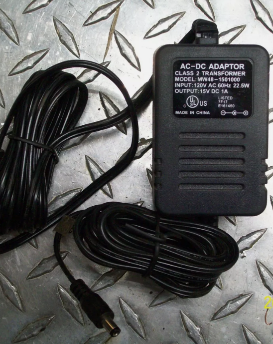 *Brand NEW*CLASS 2 TRANSFORMER 15VDC 1A AC/DC ADAPTER MW48-1501000 POWER SUPPLY