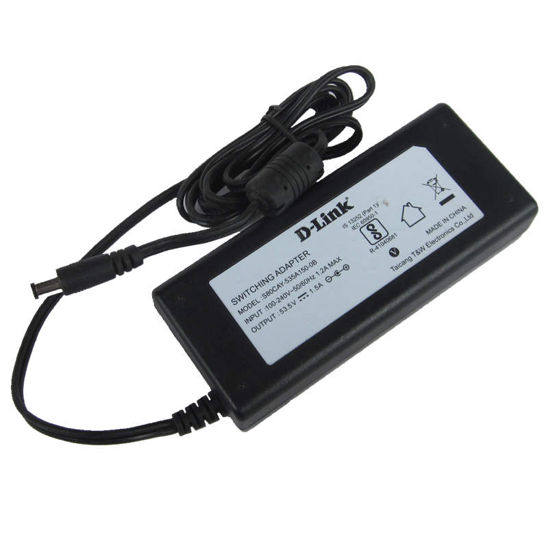 *Brand NEW* 1.5A D-Link 53.5V S80CAY-535A150-OB 5.5*3 AC DC ADAPTER POWER SUPPLY