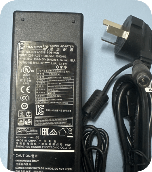 *Brand NEW*Original HOIOTO ADS-110DL-52-1 520094G 52V 1.8A AC ADAPTER Power Supply