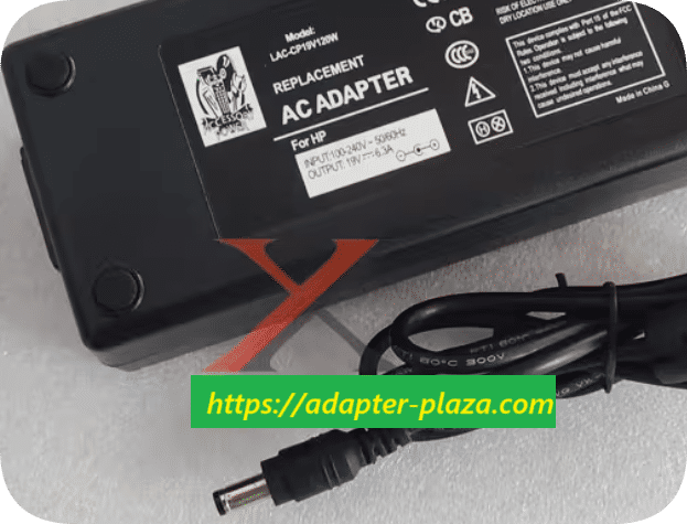 *Brand NEW*LAC-CP19V120W LAC 19V 6.3A power adapter 5.5*2.5 elbow plug port DC19V120W charging cable transform