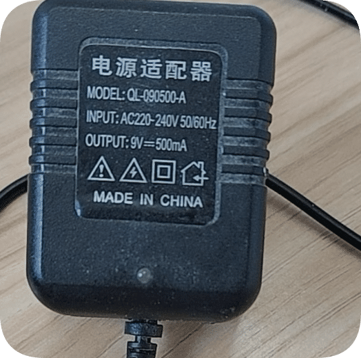 *Brand NEW*Applicable to Shanghai Qinghai electronic balance scale power adapter 9V500mA round port QL-090500- *Brand NEW*Applicable to Shanghai Qinghai electronic balance scale power adapter 9V500mA round port QL-090500-