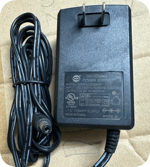 *Brand NEW*12V 4A 48W Trimble Power Adapter Cable S050FU1200400 Charging Cable DC 12V 4000mA Transformer *Brand NEW*12V 4A 48W Trimble Power Adapter Cable S050FU1200400 Charging Cable DC 12V 4000mA Transformer