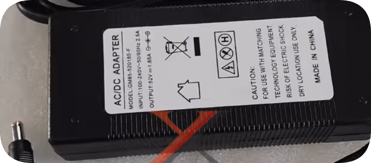 *Brand NEW* 52V 1.85A 96W power adapter GM85-520185-F universal DC 52V 2A 1.5A 1.25A 1A charging cable PoE swi