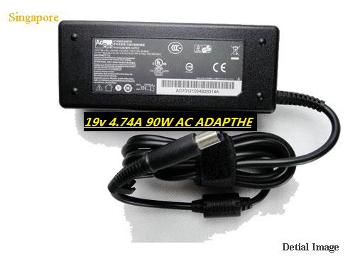 *Brand NEW* HP-AP091F13P AD7012 AcBel 19v 4.74A 90W-7.4x5.0mm AC ADAPTHE POWER Supply - Click Image to Close