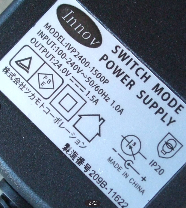 *Brand NEW*IVP2400-1500P Innov 24V 24.0V 1.5A AC Adapter Power Supply - Click Image to Close