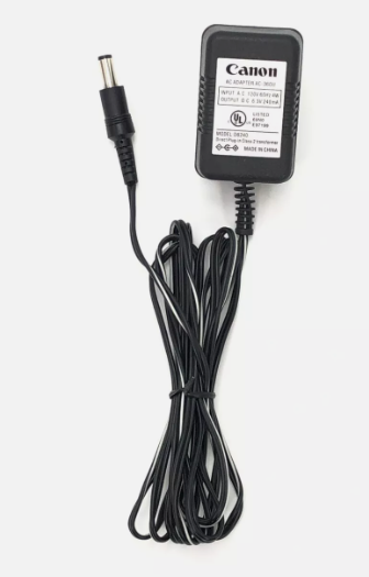 *Brand NEW*Genuine Canon 6.3V 240mA 4W AC DC Wall Adapter AC-360II D6240 0804S Power Supply - Click Image to Close