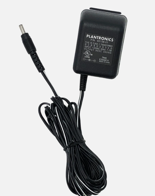 *Brand NEW*Genuine 9V 0.3A 300mA AC/DC Adapter Plantronics 65158-01 Plug In Class 2 TransformerPower Supply - Click Image to Close