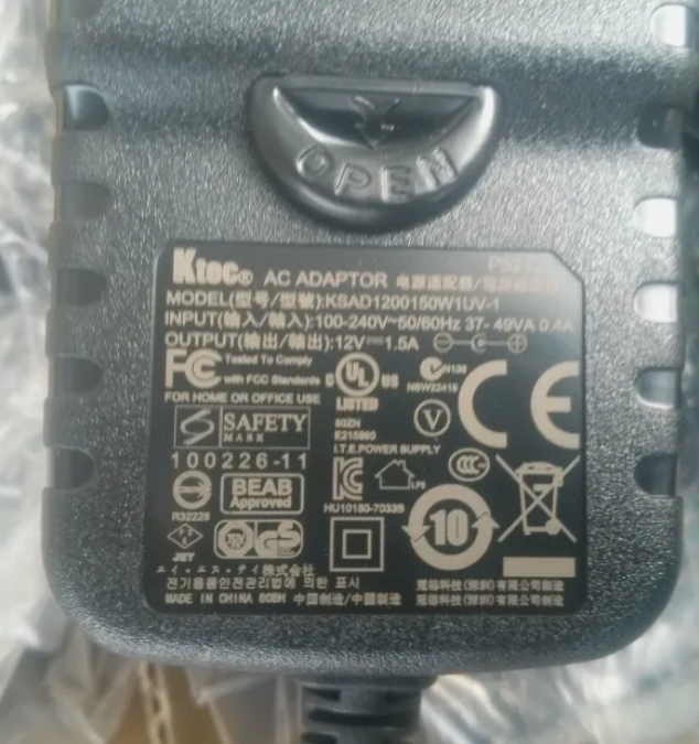 *Brand NEW*Original Ktec 12V 1.5A AC Adapter KSAD1200150W1UV-1 Power Supply US Plug - Click Image to Close