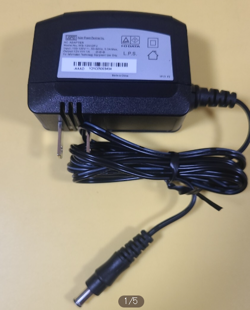 *Brand NEW* APD WB-12A12FU 12V 12.0V 1A 1.0A AC ADAPTER Power Supply - Click Image to Close