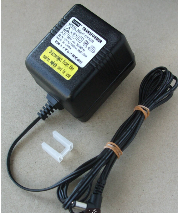 *Brand NEW* CZJUTAI JT−12V1000 AC 12V 1000mA 1A AC ADAPTER Power Supply - Click Image to Close