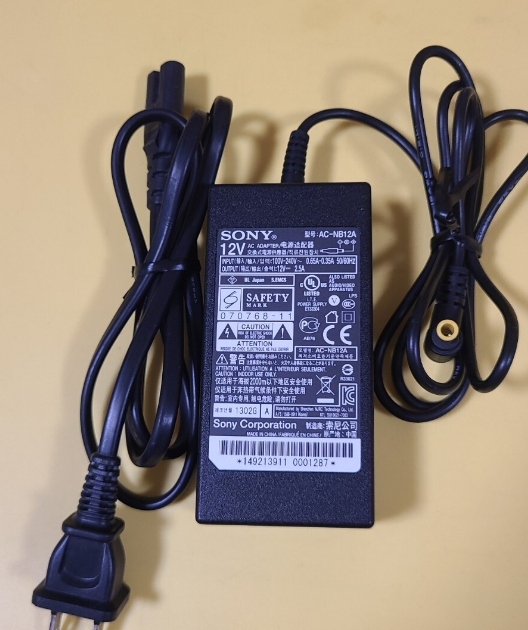 *Brand NEW* SONY AC-NB12A 12V 12.0V 2.5A AC ADAPTER Power Supply - Click Image to Close