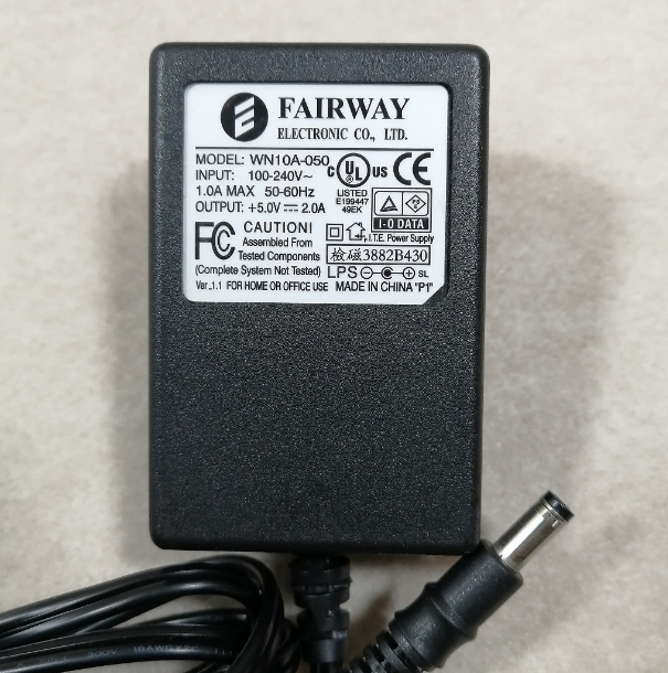 *Brand NEW*FAIRWAY WN10A-050 5V 2A AC ADAPTER Power Supply - Click Image to Close