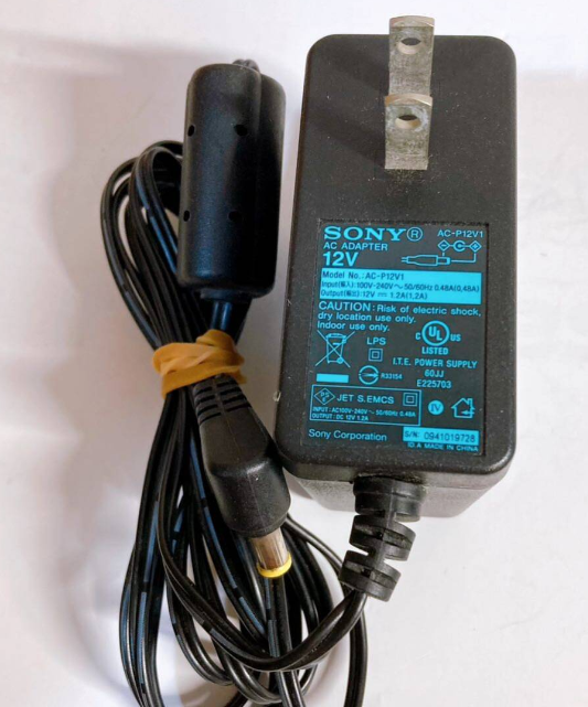 *Brand NEW*12V 1.2A AC/DC ADAPTER SONY AC-P12V1 Power Supply