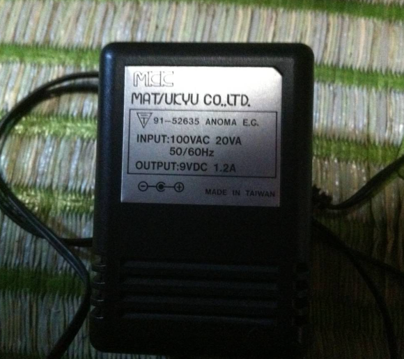 *Brand NEW*MKK MATSUKYU 91-52635 9VDC 1.2A AC/DC ADAPTER Power Supply - Click Image to Close