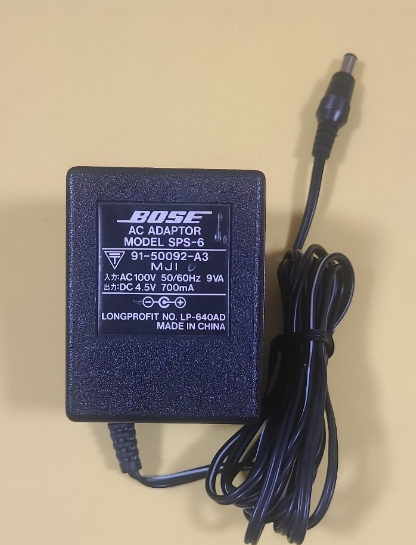 *Brand NEW*BOSE SPS-6 DC4.5V 700mA AC/DC ADAPTER Power Supply