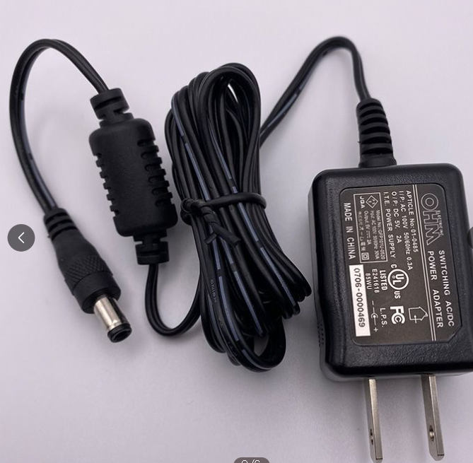 *Brand NEW* 5V/2A AC100V AC/DC ADAPTER OHM 01-0485 Power Supply