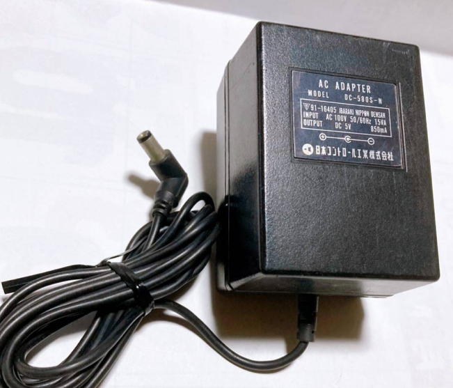 *Brand NEW* DC-580S-N 5V 850mA AC/DC ADAPTER Power Supply - Click Image to Close