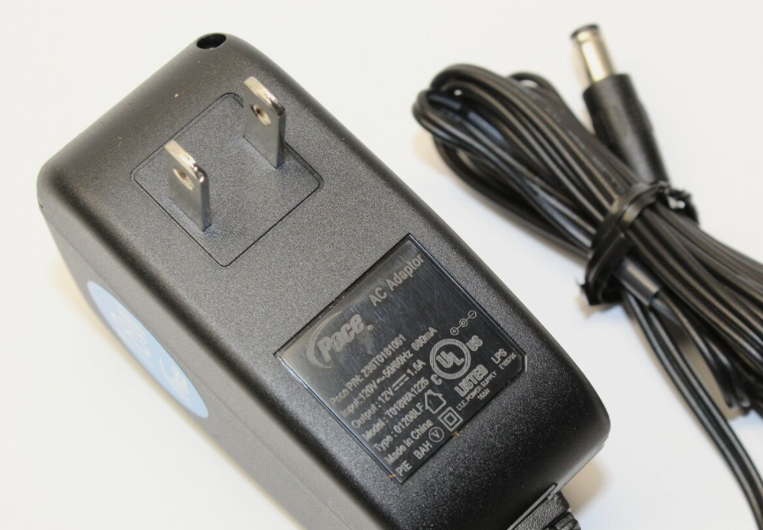 *Brand NEW*Pace T018WA1225 Output 12V 1.5A AC Adaptor Power Supply