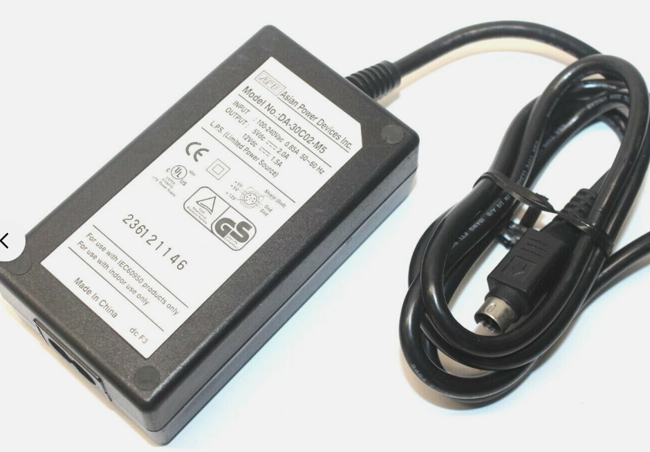 *Brand NEW*APD DA-30C02-M5 LPS Output DC 5V/12V 2.0/1.5A AC Adapter Power Supply