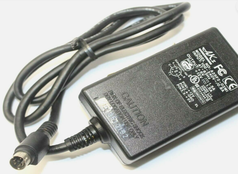 *Brand NEW*AKII Technology A25F2-02MI ITE Output DC 5V/12V 1.5A AC Adapter Power Supply