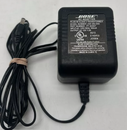 *Brand NEW*Genuine Bose 12V 1.2A JOD-48U-08A Companion Speaker Power Supply