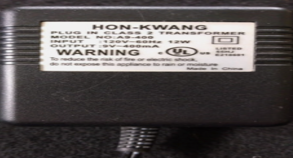 *Brand NEW*Hon-Kwang A9-400 9V 400ma AC Adapter Transformer Power Supply