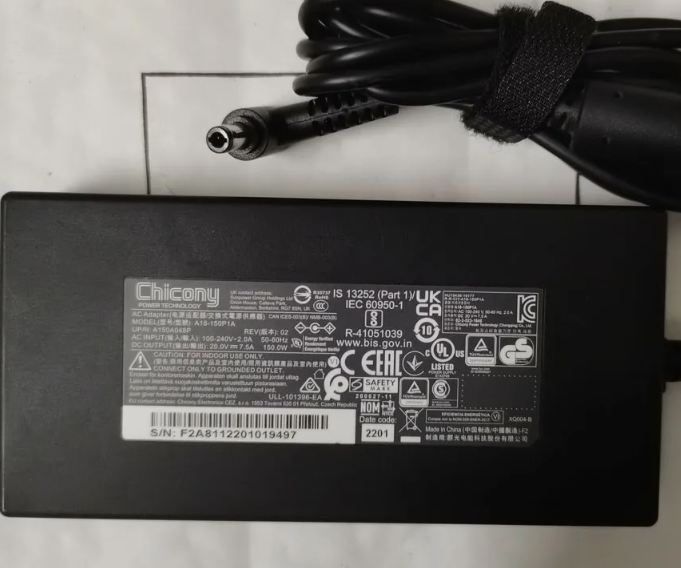 *Brand NEW*Original Chicony 20V 7.5A 150W AC Adapter A18-150P1A for Gigabyte G5 KF5 RC555 5.5*2.5mm