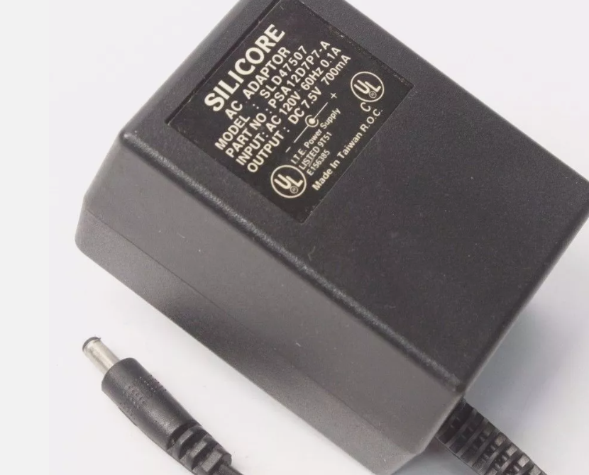 *Brand NEW*Silicore SLD47507 Output 7.5V 700mA AC DC Adapter Power Supply