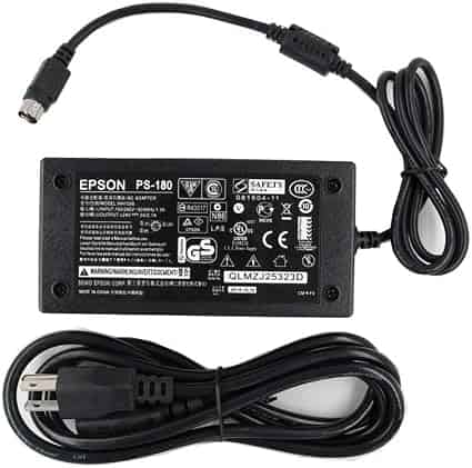 24V 2.1A 3pin AC Adapter Epson PS-190 PS-180 PS-170 PS-150 PSA242 C32C825343 M159A M159B M235A M129C TM-T88