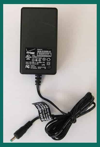 Verizon FiOS G1100 AC1750 Gateway Modem Router Original Power Supply AC Adapter Connector Type Proprietary Co Verizon FiOS G1100 AC1750 Gateway Modem Router Original Power Supply AC Adapter Connector Type Proprietary Co