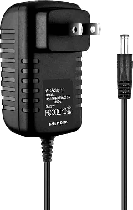 12V Power Adapter for Record Player Speakers Compatible with 1byone, LP&No.1, Sony, Audio-Technica, Record Pla