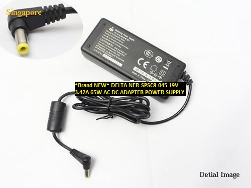 *Brand NEW* 65W AC DC ADAPTER DELTA 19V 3.42A NER-SPSC8-045 POWER SUPPLY