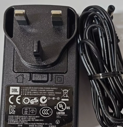 *Brand NEW*Genuine JBL Switching YJS036B-1203000D 12.0V 3000mA AC-DC Adaptor Power Supply