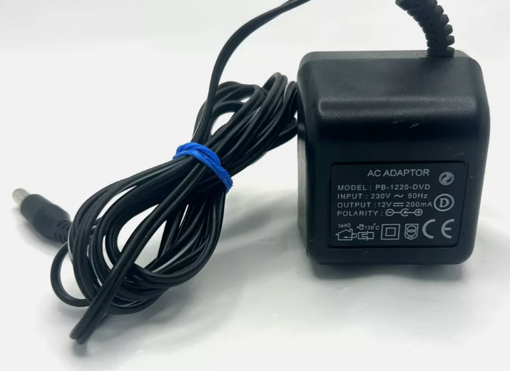 *Brand NEW*PB-1220-DVD 12 Volts 200mA AC Adapter Power Supply - Click Image to Close