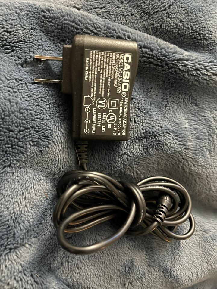 *Brand NEW*Genuine Casio AD-A60024 6V 240mA AC ADAPTER Power Supply