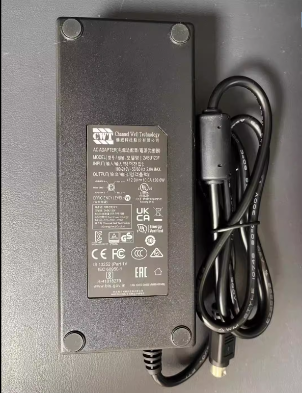 *Brand NEW* 12V 10A 120W AC DC ADAPTHE CWT 2ABU120F POWER Supply