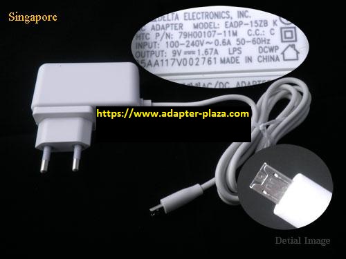 *Brand NEW* DELTA 79H00107-11M 9V 1.67A 15W AC DC ADAPTE POWER SUPPLY