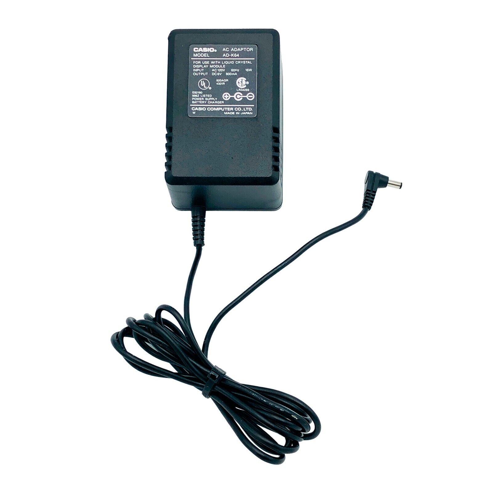 *Brand NEW*Genuine Casio AD-K64 6V 800mA AC/DC Wall Adapter Power Supply