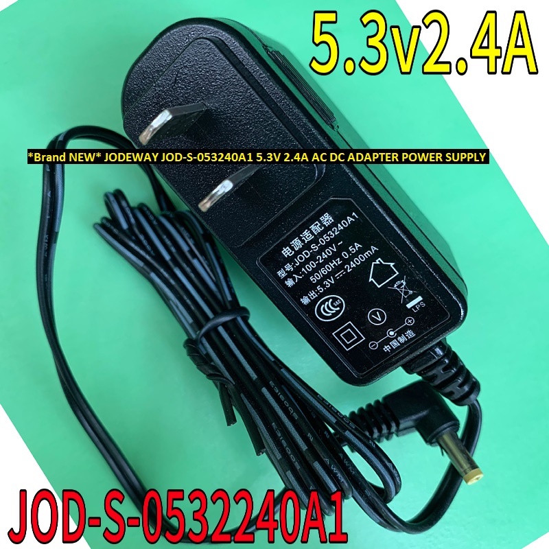 *Brand NEW* AC100-240V JODEWAY JOD-S-053240A1 5.3V 2.4A AC DC ADAPTER POWER SUPPLY