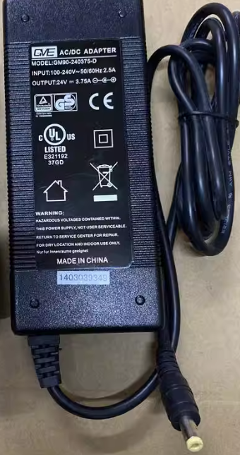 *Brand NEW*Original GM90-240375-D GVE 24V 3.75A AC ADAPTER Power Supply