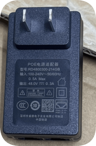 *Brand NEW*Original POE RD4800300-214GB MMC233Z-A-V1 48V 0.3A AC ADAPTER Power Supply