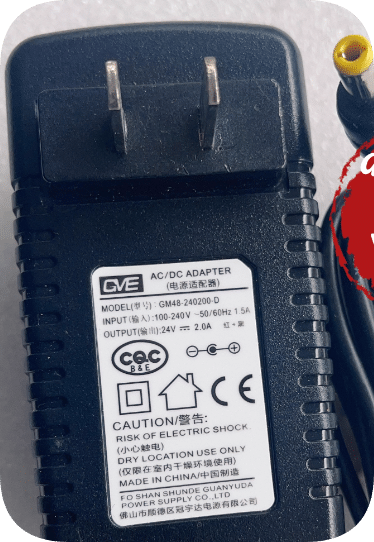 *Brand NEW*Original GVE GM48-240200-D 24V 1.5A 24V 2.0A AC ADAPTER Power Supply