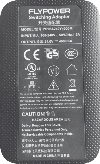 *Brand NEW*Original FLYPOWER 24V 4A AC Adapter PS96A240Y4000M Power Supply