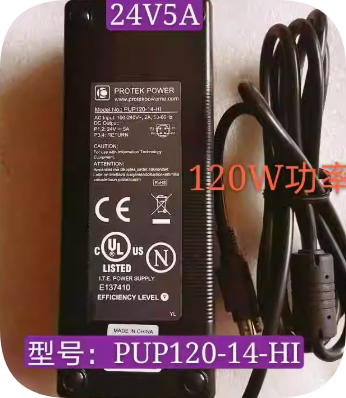*Brand NEW*Original PROTEKPOWER PUP/120-14-HI 24V 5A 120W AC Adapter Power Supply *Brand NEW*Original PROTEKPOWER PUP/120-14-HI 24V 5A 120W AC Adapter Power Supply