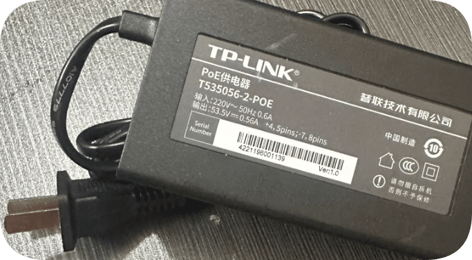 *Brand NEW*Original TP-LINK T535056-2-Poe 53.5V 0.56A AC ADAPTER Power Supply